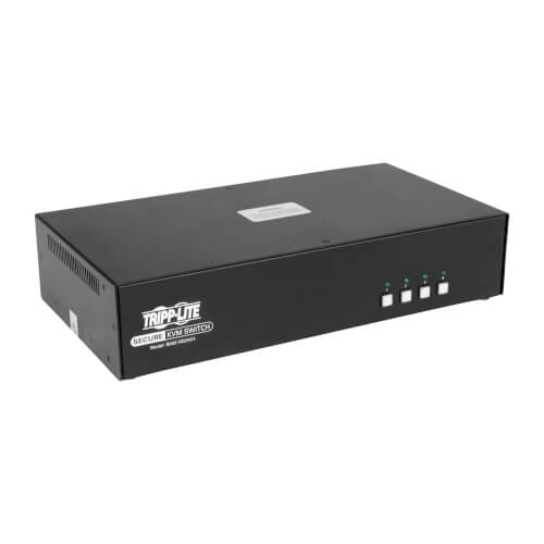 4-port Secure NIAP KVM Switch, HDMI to Displayport, Audio | Tripp Lite