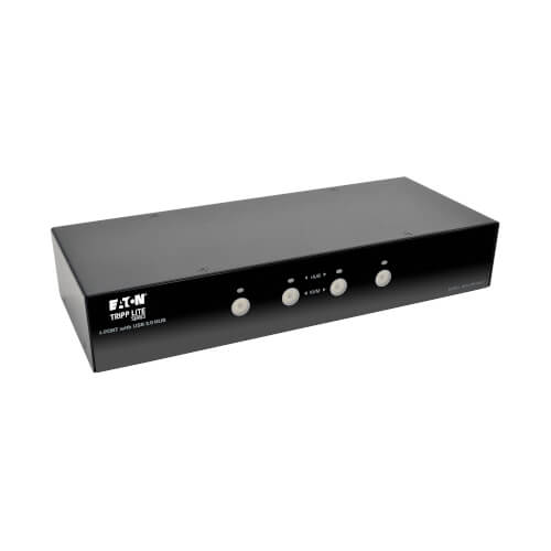 4 Port DisplayPort KVM Switch Audio Cables USB 3.0 SuperSpeed Hub 