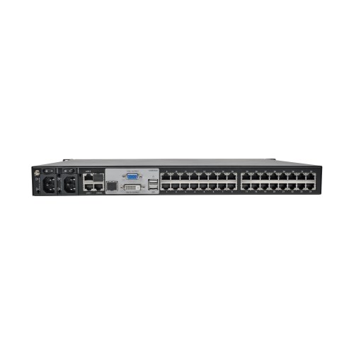 32-Port Cat5 KVM over IP Switch - Virtual Media, 2 Remote + 1 