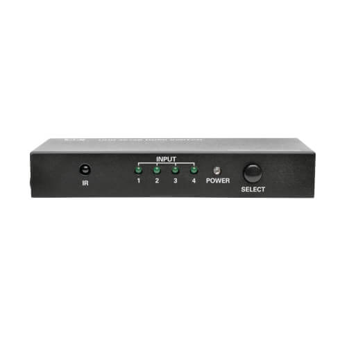 4-Port HDMI Switch, Remote Control, 4K, 60 Hz, HDR, 3D, HDCP 