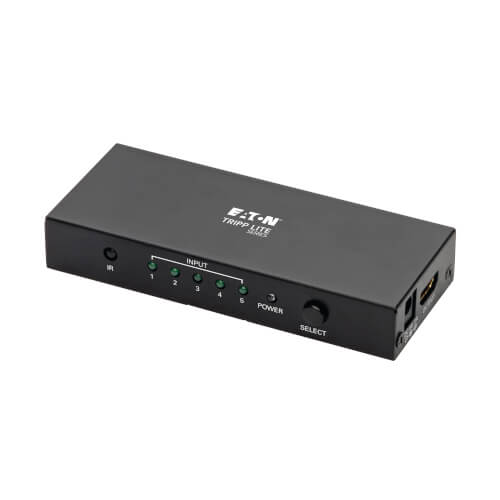 Full HD 1080p Goodlucking HDMI Splitter 5 Ports HDMI Switcher 5 Input 1 Output Supports 4K@30Hz 3D with IR Remote Control