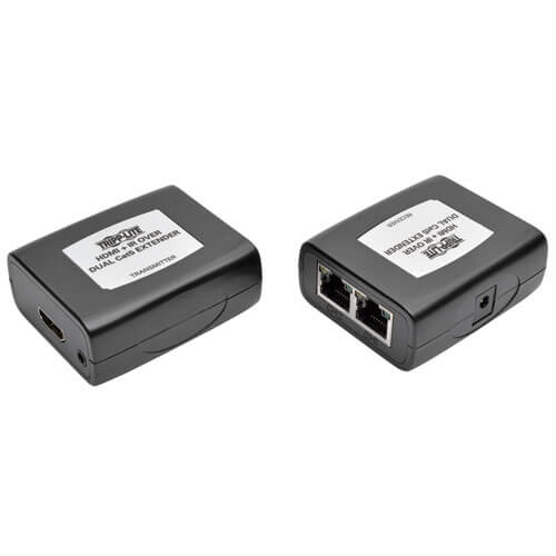 HDMI over Dual Cat5 Cat6 Extender Kit, IR, 150-ft. | Tripp Lite