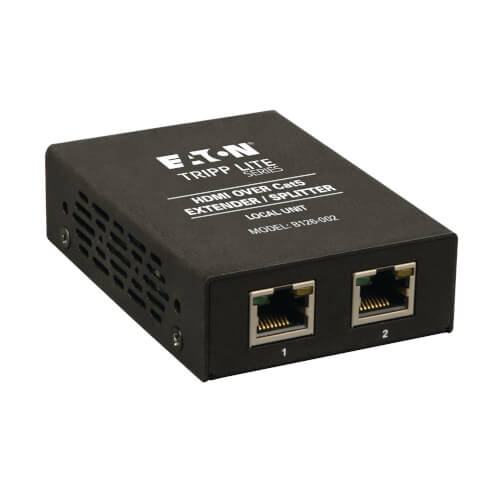 2-Port HDMI over Cat5 Cat6 Extender Splitter, 150-ft. | Tripp Lite