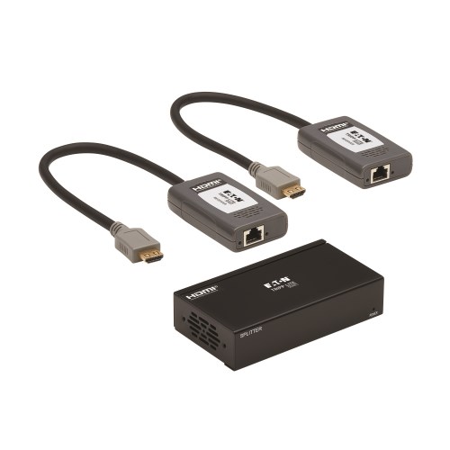 2-Port HDMI Over Cat6 Splitter + Receivers, 4K/60, 230-ft | Tripp Lite