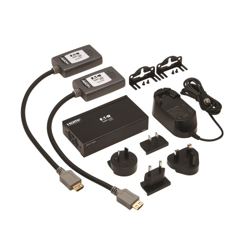Plastra A Muro Decorativa Riteav – 1 Porta HDMI + 2 Porte Ethernet CAT6 – Acciaio/ Grigio – Connessione Tool-less