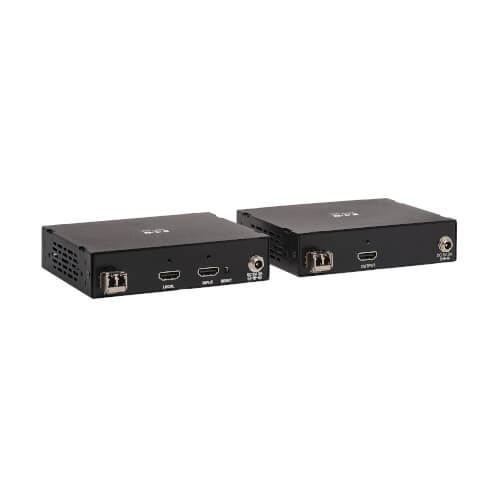 HDMI over Fiber Extender Kit, 4K 60 Hz, RS-232, IR, Multimode LC
