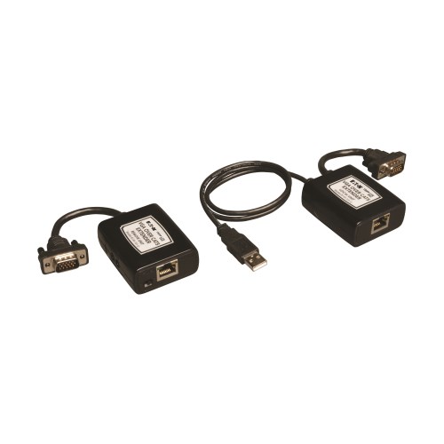 2x VGA Extender 15pin Male To Lan Cat5 5e RJ45 Ethernet Female Adapter Connector 