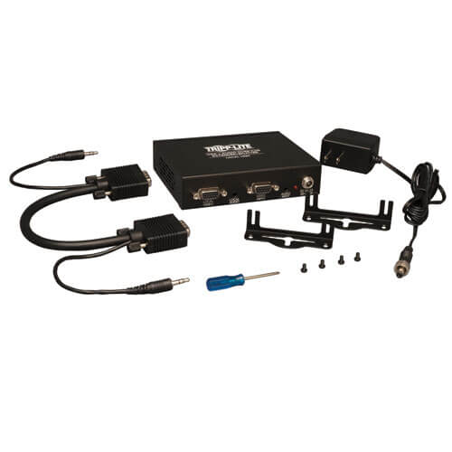 Tripp Lite B114-004-R 4-Port VGA/SVGA 350MHz Video Splitter Switchbox 