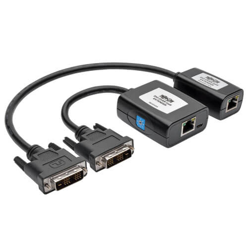 DVI over Cat5 Cat6 Active Extender Kit, DVI-D Single Link | Tripp Lite