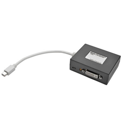 2-Port Mini DisplayPort to DVI Hub, DP1.2 | Tripp Lite