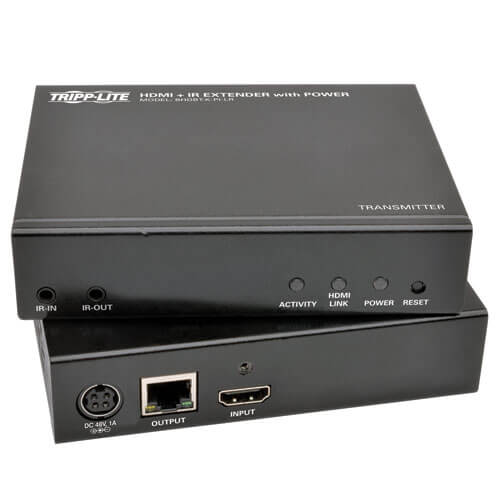 330ft/100M 1080P HDMI Extender Over Lan RJ45 Cat5e/6 Ethernet Converter w/ IR 
