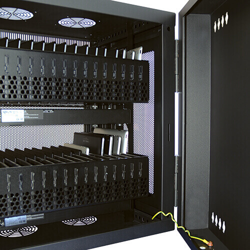 CS32USB back view large image | Charging Stations & Carts
