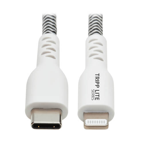 Arashigaoka Lake Taupo Student USB-C to Lightning Charging Cable for iPhone / iPod / iPad, Heavy-Duty,  6-ft | Tripp Lite