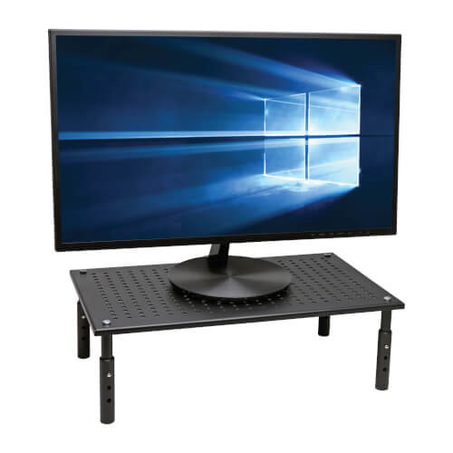 Monitor Stand For Desk, 18 x 11 in., Black | Tripp Lite