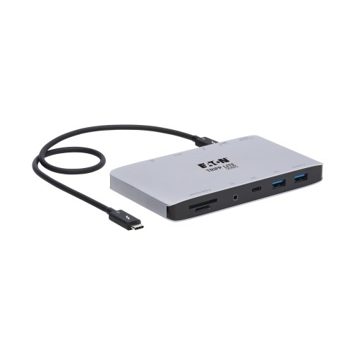 Thunderbolt3 Dock, 8K DisplayPort, GbE, USB-A, USB-C, International Plug |  Eaton