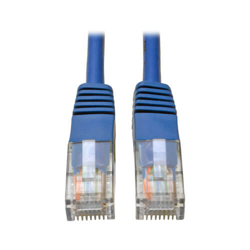 3 Pack CAT5E Ethernet Patch Cable CNE474385 Snagless/Molded Boot 50 Feet Blue 