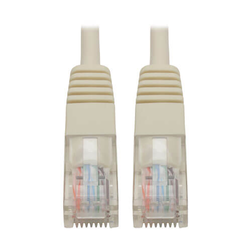 Cavo Ethernet CAT5e Snagless 3 Metri - Patch RJ45 UTP, Nero, Connettori Stampati