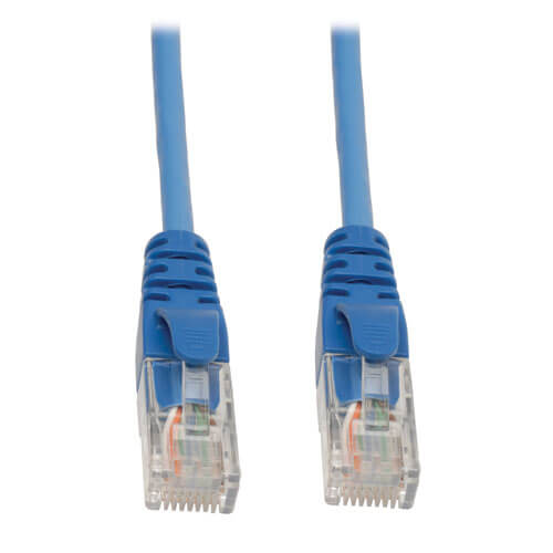 Tripp-Lite N001-030-BL CAT5E 350MHz Snagless Molded Patch Cable Rj45 Molded Male Connector 30 Length Blue 