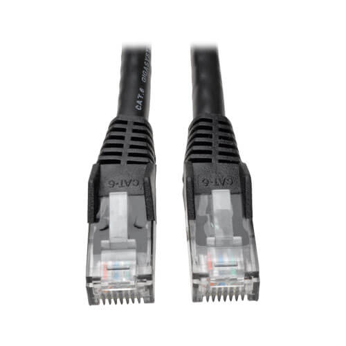 Cat6 Snagless Gigabit Ethernet Cable, Black, 10-ft | Tripp Lite