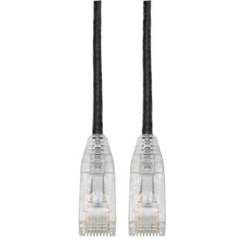 Achat câble RJ45 LSZH snagless noir catégorie 6A F/UTP 1M