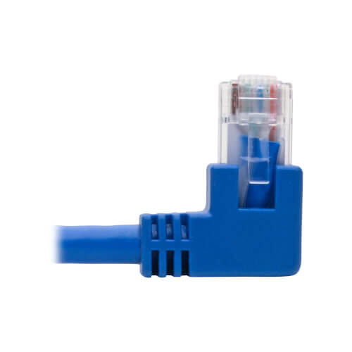 YACSEJAO 90 Degree Right Angle Ethernet Cable Cat6 - 1M/3.3FT RJ45 Male To Right Angle Network Patch Cord