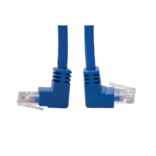 Cable Length: 50CM, Color: Down Computer Cables 90 Degree Up&Down Angled 8P8C STP Cat 5e LAN Ethernet Network Patch Cord to Straight Cable 50cm-500cm 