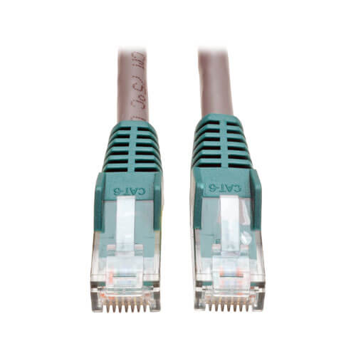 RJ45 M/M Tripp Lite Cat6 Gigabit Snagless Molded Patch Cable 10-ft. - Gray N201-010-GY