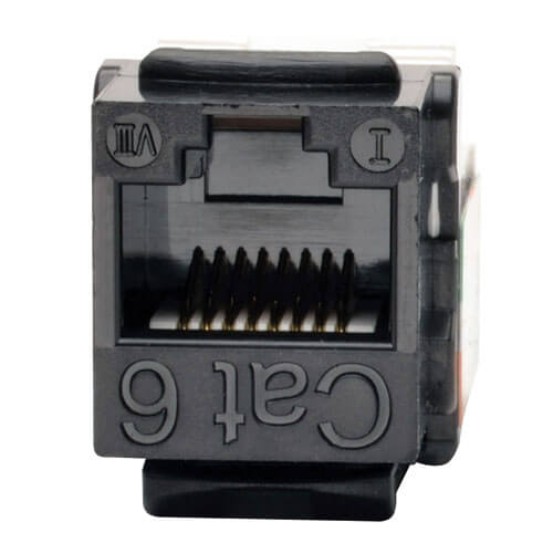 Category 5e Punch Down 110 Type Keystone Jack SuperEcable 00054-2 Pcs/Pack Yellow 