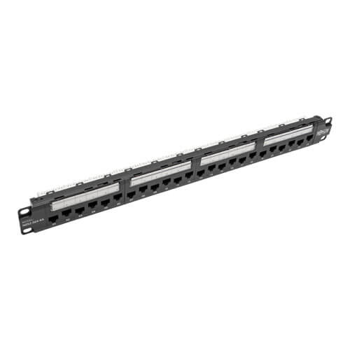 Cable Length: 24port Incl Cable Manager bar & Front Panel Design with Label Field - ShineBear Linkway 19 1U 24Port Unload Modular Blank Patch Panel 