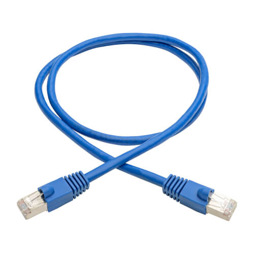 3ft Shielded CAT6A Network STP Ethernet Patch Cable 
