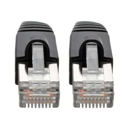 Cat6a Snagless Shielded STP Ethernet Cable, Black, 10-ft. | Tripp Lite