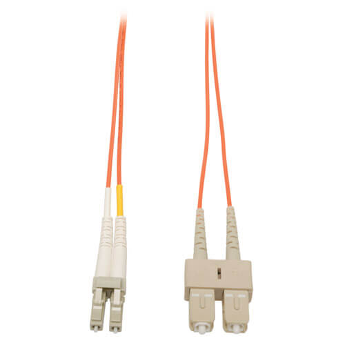 Duplex Multimode 62.5/125 Fiber Optic Cable LC-SC, 2M 6-ft | Eaton