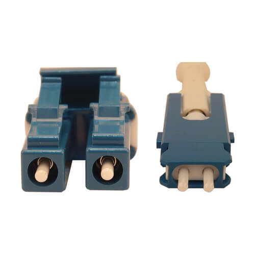 LC To LC Fiber Optic Coupler - Multimode Duplex Keystone Adapter For Wall Plates & Panels