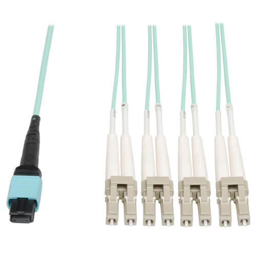 Gigalight MPO-MPO Patch Cord 10M Shenzhen Gigalight Technology Co OM3 8-core Multimode Fiber Cable for QSFP+ Transceivers Application ltd MPO-8MPO-10M 33ft 