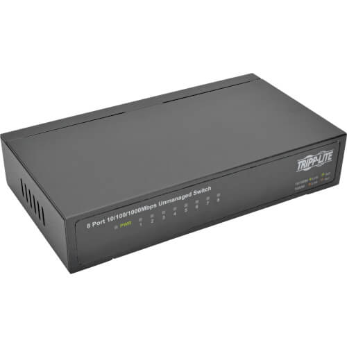 8-Port 10/100/1000 Mbps Desktop Gigabit Ethernet Unmanaged Switch 