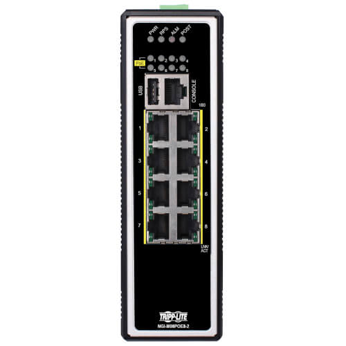 Completamente seco Ruidoso Desarrollar 8-Port Managed Industrial Gigabit Ethernet Switch, PoE+, DIN | Eaton