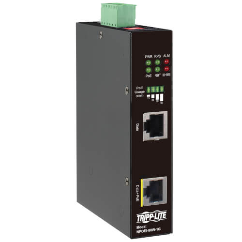 NPOEI-90W-1G front view large image | Power over Ethernet (PoE)