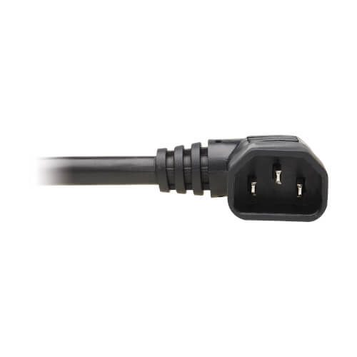 C13 To C14 Right Angle Computer Power Cord, 6-ft