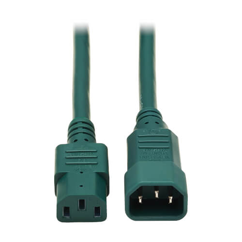 IEC C13 To C20 Power Extension Cord – 14 AWG 15A – Choice Of 3, 4, Or 6 FT