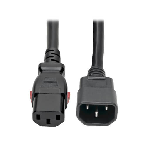 15A/125V 14 AWG Iron Box AC 5-15 to C13 Power Cord 