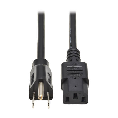 TNP Universal Power Cord 3 Feet IEC320 C5 to NEMA 5-15P 3-Prong Mickey Mouse Power Extension Cable Wire Connector Socket Plug Jack for Laptop Notebook AC Power Supply Adapter Charger Wall Outlet 
