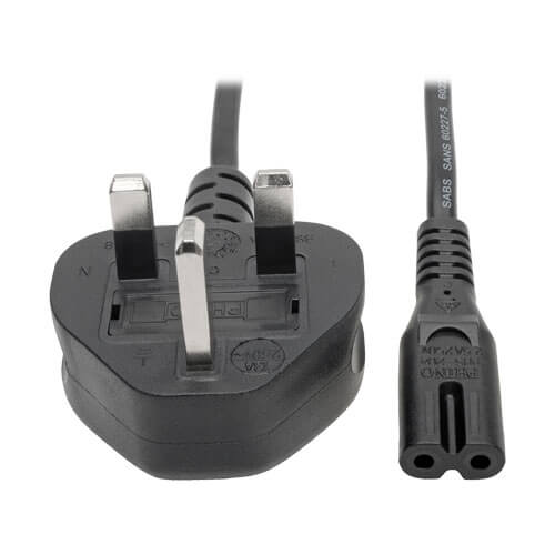 Europe Angled CEE7/16 to UK BS1363 Plug Adapter – SIGNAL+POWER