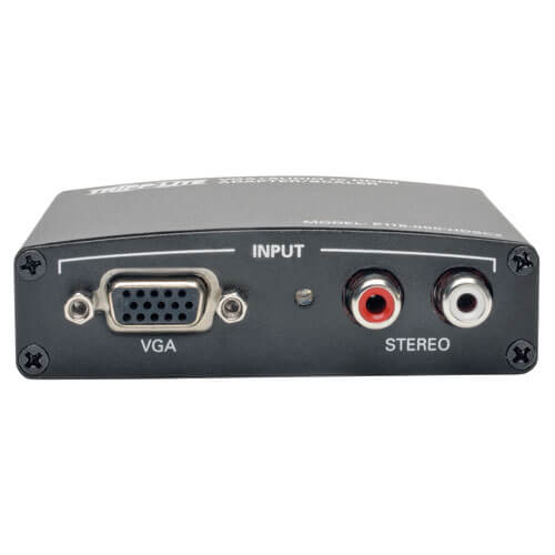 VGA, RCA Stereo Audio to HDMI Converter, Scaler function | Eaton