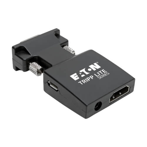 Beskrivende Fighter Praktisk HDMI to VGA Active Adapter Video Converter, Audio (F/M) | Eaton