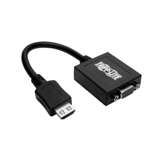 HDMI to VGA HDMI VGA CONVERTOR Adapter Adapter Connector with Audio Adapter Cable Laptop Computer Monitor Projector Converter Black