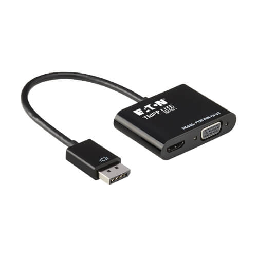 DisplayPort to VGA HDMI All-in-One Converter Adapter | Eaton