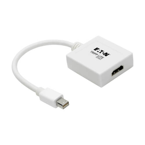 Basics Mini DisplayPort to HDMI Adapter, White