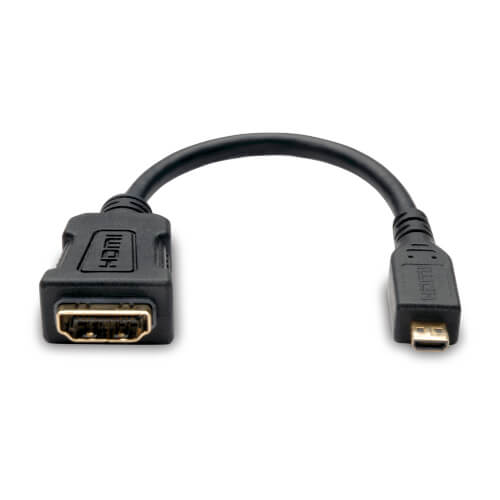 micro HDMI Type D Female to micro HDMI Type D Male Pass-Through HDMI-DF-DM-V1A 
