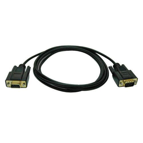 Null Modem Cable UL Rated 8 Conductor DB9 Female 6 Foot by Konnekta Cable 