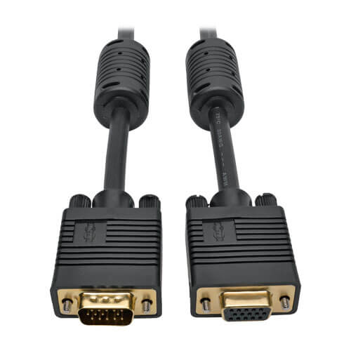 3FT SVGA Monitor Gold Cable with RGB Coax HD15M/M 